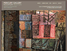 Tablet Screenshot of mercurygallery.com